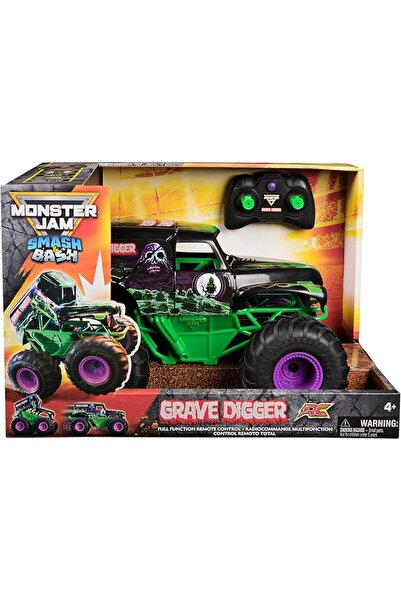 Monster Jam شاحنة وحشية جريف ديجر سماش اند باش، بجهاز تحكم عن بعد وتشوه عند ا...