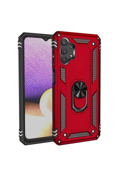 zore حافظة جالاكسي A23 مع حماية للكاميرا وحامل مغناطيسي وحماية للخزان