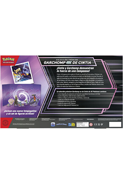 Pokemon Latin Garchomp ex Cynthia Blister set of collectible cards