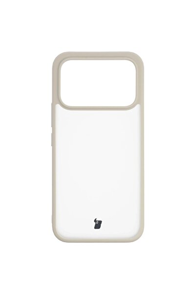 BizonMobile Husă de protecție Bizon Angelo pentru Xiaomi Poco F8 Ultra, Bej/T...