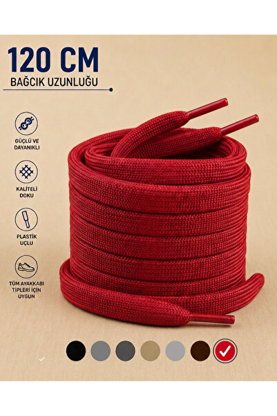 Premium 120 Cm Yassı Spor Ayakkabı Bağcık