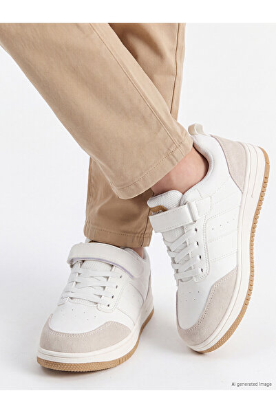 LC Waikiki Two Mt Shop Quality Lcw Steps White Boys' Sneakers