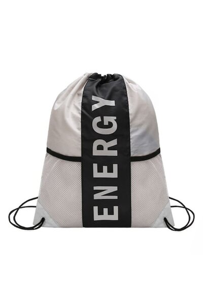 YUPY ®   Unisex σακίδιο πλάτης ENERGY, μαύρο/γκρι, 33x42 εκ., πλαϊνές τσέπες