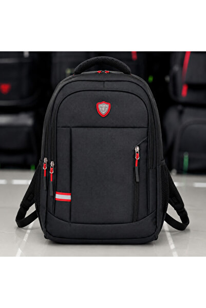 Alessandro DESIGN Rucsac Travel Business SUMQAYIT, 47x31x15 cm, Oxford, Negru...
