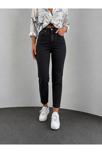 sion jeans Julia Milano Boyfriend Women's Denim Pants Black Daily Casual Wear...