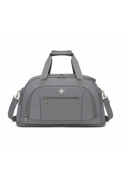 Alessandro DESIGN Geanta de Voiaj KARAGANDA, 54x26x27 cm, Oxford, Gri