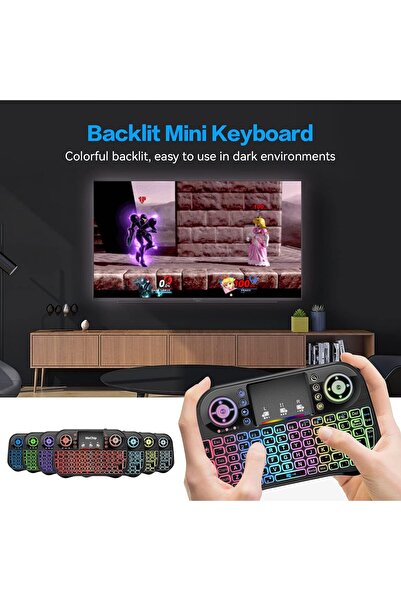 OneZero Bluetooth +Wireless Mini Kablosuz Türkçe Klavye, Akıllı TV Klavyesi, ...