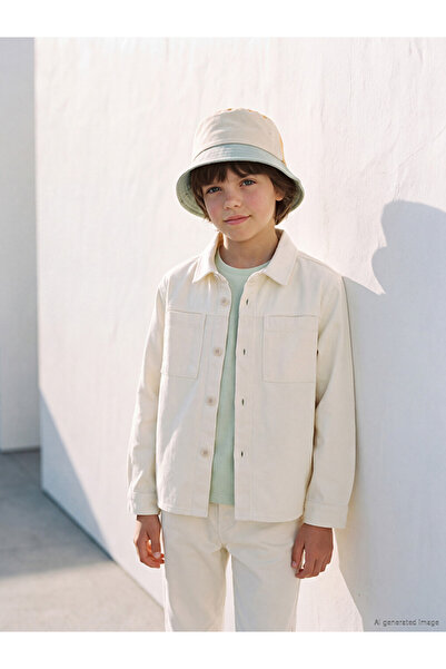 LC Waikiki Quality Pieces from Çelebi Store Gabardine Boy's Shirt
