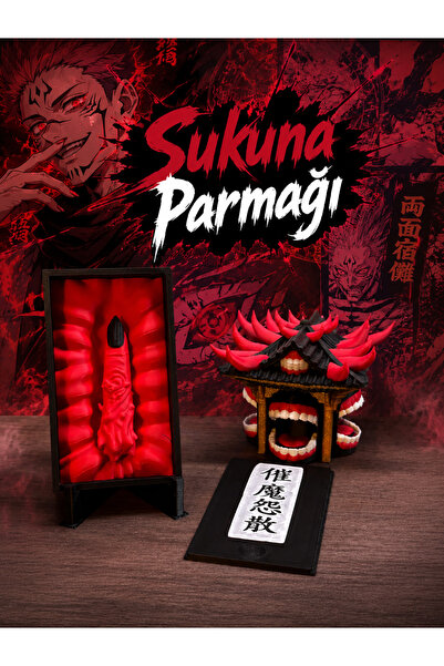Sukuna Parmağı Kutulu - Jujutsu Kaisen Anime - Dekoratif -