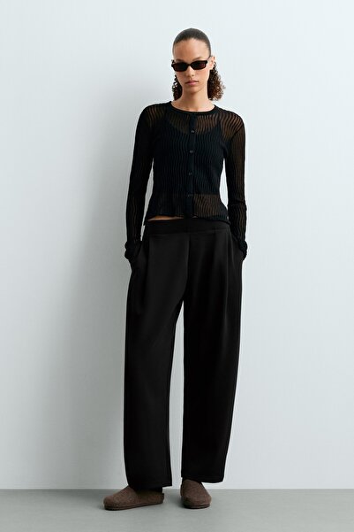 Oysho Pike pamuklu ayarlanabilir barrel pantolon