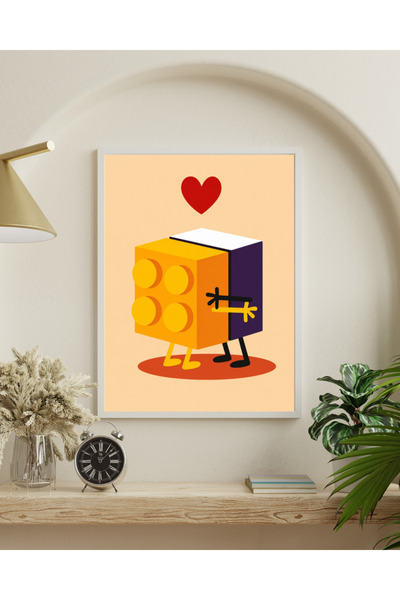 Sayılarla Boyama Seti (Kasnağa Gerili) 20*25 cm - Fırça ve Boyalar Dahil