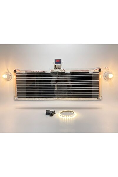 MULTİ SAN MULTİSANAYİ W3001 Dijital Termostat + Rexva 25x80 cm Karbon Isıtıcı...