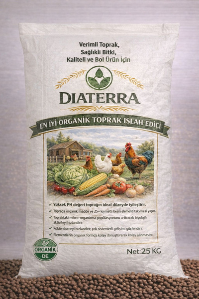Diaterra Toprak düzenleyici diatomit ve hümik fülvik asit EKONOMİK paket 4'Lü...