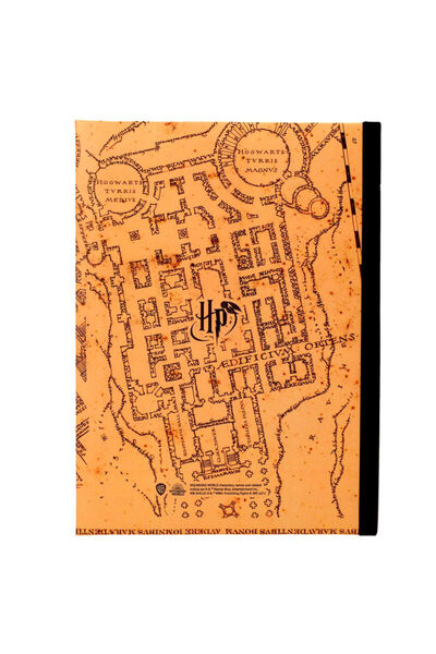 Harry Potter Marauders Map notebook with light