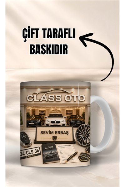 Evion Galericilere Özel İsimli Kupa Bardak – Kişiselleştirilebilir Galerici M...