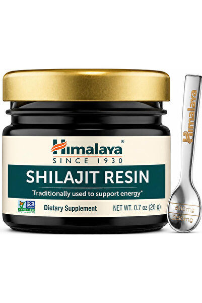 Himalaya Herbs Shilajit Resin, 60% Fulvic Acid, 0.7 oz Glass Jar, 40 Day Supply