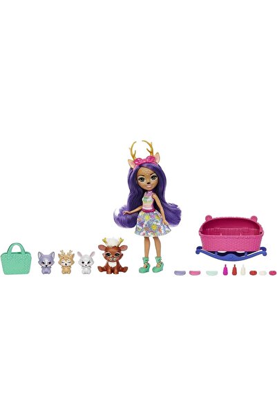 mattel Enchantimals Κούκλα Καλύτερες Φίλες Μωράκια & Φίλοι Ζώα με Εκπλήξεις Ν...