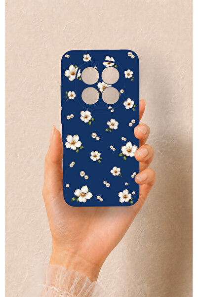 Vip Case Redmi Note 15 Pro 5G Uyumlu Papatya İnci Desenli Silikon Kılıf
