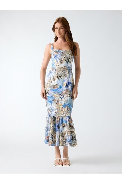 Guess Linen-blend dress