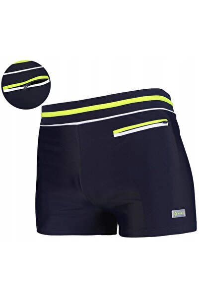 MORAJ Costum de Baie Bărbați Moraj, Boxeri cu Fermoar, Bleumarin, 2XL