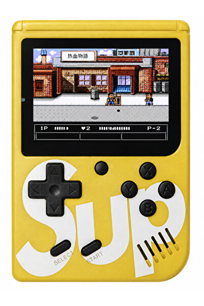 SUP Retro Portable Mini Handheld Game Console With 400 in 1 Games Blue