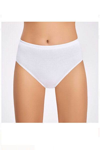 İlke Women'S, 100% Cotton, Ribbed, Bato 12-Pack Panties