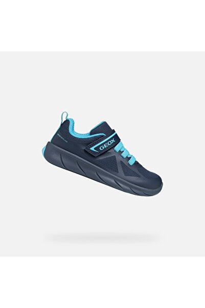 Geox Foot-run - Adidași pentru băieți, Albastru închis