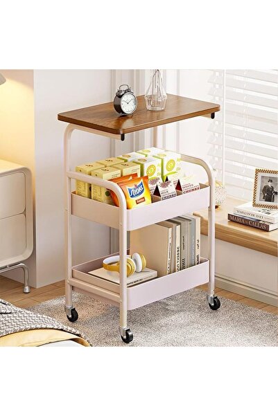 Winsoyya Transparent Acrylic Side Table for Small Spaces, 25cm Round Modern C...