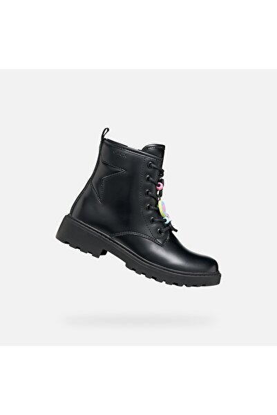 Geox Casey - Ghete de gleznă pentru fete, Negru