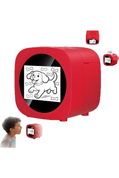 Genrics AI Sticker Box Printer, Voice Stickerbox Maker Mini Thermal Label Wit...
