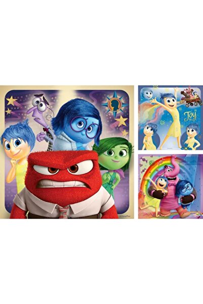 Disney Pixar Παζλ Μέσα έξω 3x49 τεμάχια