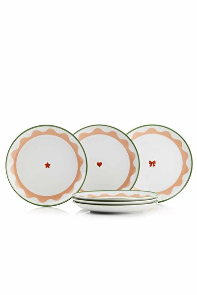 Kütahya Porselen Festa 6 Piece 21 cm Cake Plate