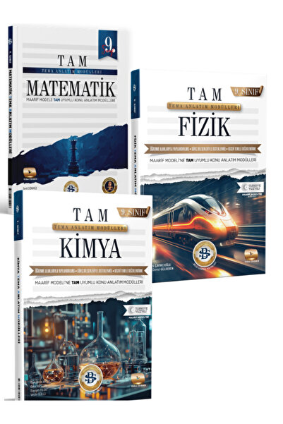 Bilgi Sarmal Yayınları Bilgi Sarmal Maarif 9. Sınıf Matematik Kimya Fizik Konu Anlatım fasikülü