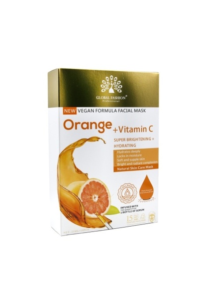 GIRLS CORNER Mască facială , portocală + vitamina C, super iluminatoare și hi...