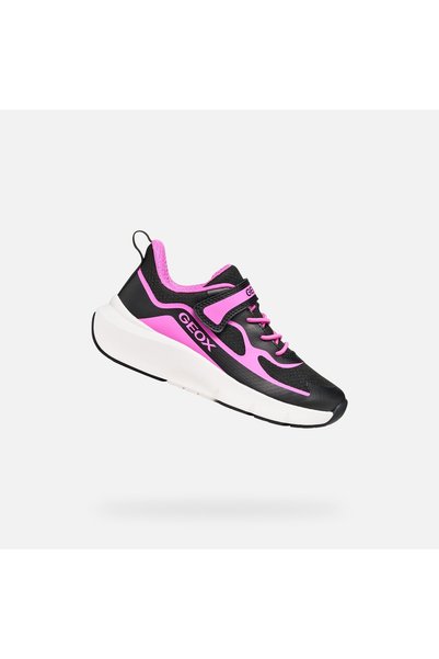 Geox Pro-Ran - Adidași pentru fete, Negri