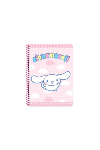 KESKİN COLOR Cinnamoroll 16.5X22.5 Spiral Cardboard Cover Lined Notebook - Li...