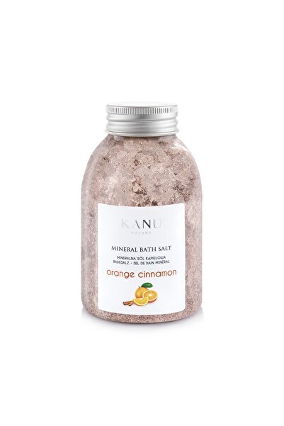 Kanu Sare de baie minerală Portocală și Scorțișoară + Gălbenele 350 g