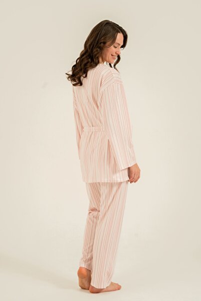 Arnetta Women's Long Sleeve Dressing Gown and Lace Bralette Modal Pajama Set ...