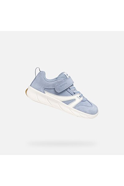 Geox Foot-run - Adidași pentru fete, albastru deschis