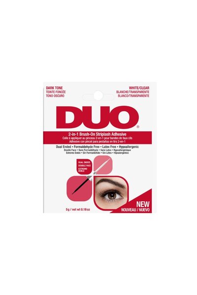 Ardell Duo 2 în 1 Adeziv pentru gene Striplash - NEGRU/ALB 5g