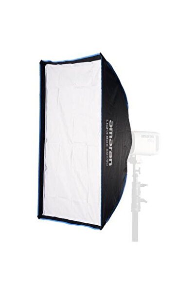 Amaran Softbox dreptunghiular 60x90 cu montură Bowens, sistem de prindere rap...