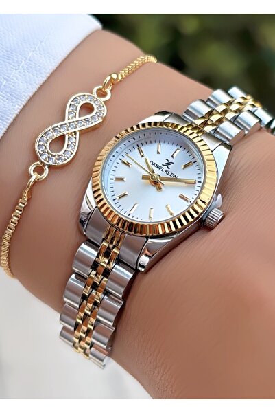Daniel Klein Original Minimal Gold Silvercolor Women's Wristwatch – |   Brace...
