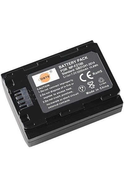 DSTE NP-FZ100 μπαταρία 2200mAh συμβατή με Sony A9, A7 III