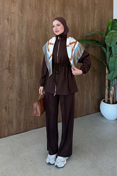Şule Giyim Maren Biyeli Suit Brown