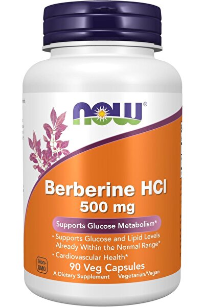 Now Foods Berberine Hcl – 500 Mg, 90 Vegetarian Capsules Usa Menşeii DaphneLabs