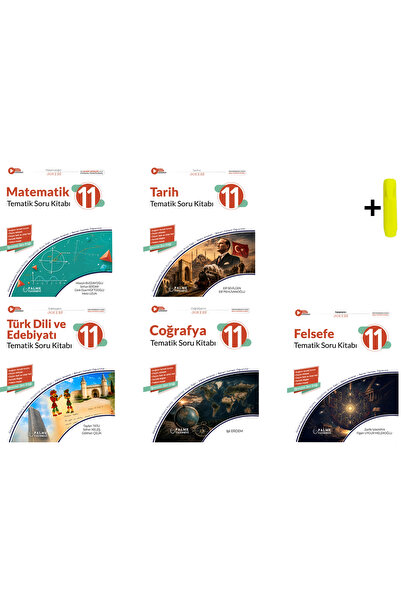 Palme Yayınevi Palme 11.Sınıf Joker Eşit Ağırlık Tematik Soru Seti 5 Kitap Ye...