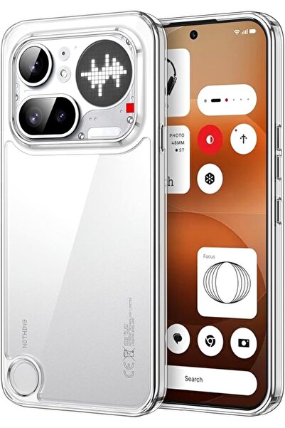 GENERAL For Nothing Phone 3A Tpu Case Transparent Slim Fit Design Durable Sho...