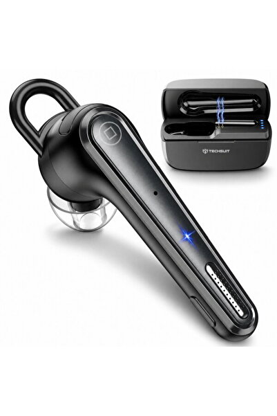 Techsuit Voicera CB3 Bluetooth Handsfree Headset, A2DP, Black