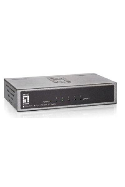 LEVEL ONE Διακόπτης 4 θυρών FEU-0511 10/100 Mbps & 1 θύρα MMF SC