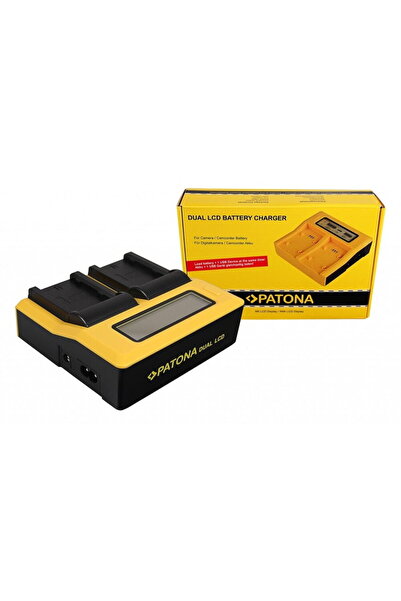 Patona Διπλός φορτιστής USB με οθόνη LCD για Fuji NP-W235 Fujifilm X-T4 XT4